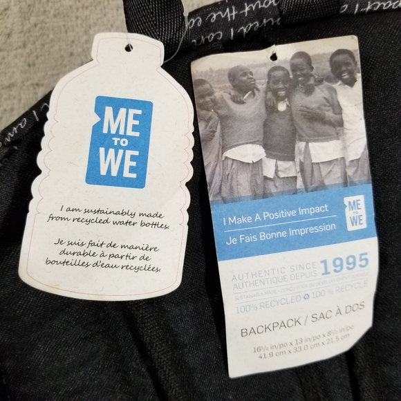 Me to We backpack from recycled plastic bottles - Picture 5 of 6